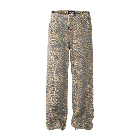 Viral Leopard Jeans